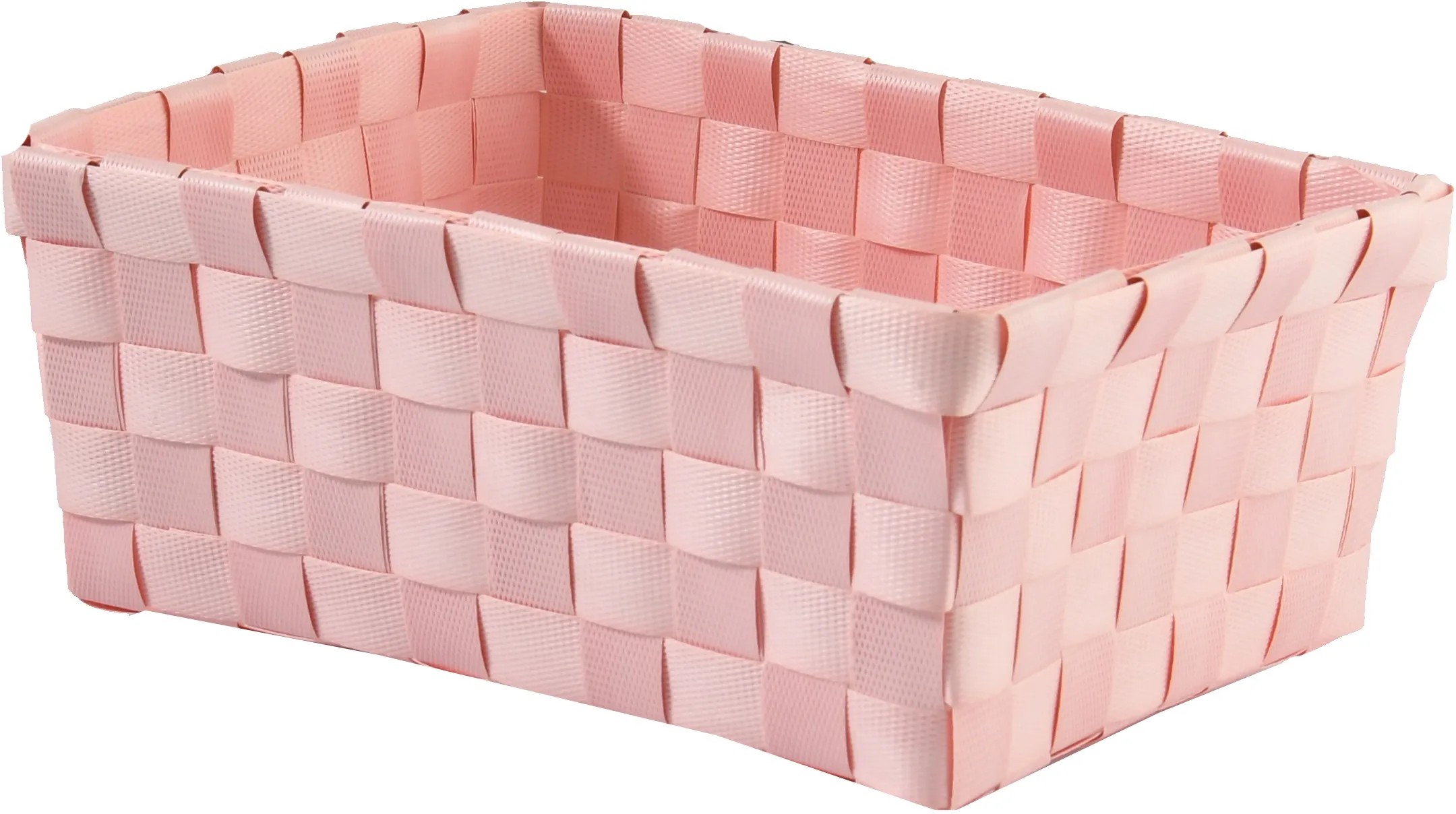 Košík z PP pastelovoružový 19 cm x 14 cm x 8 cm Košík z PP pastelovoružový 19 cm x 14 cm x 8 cm