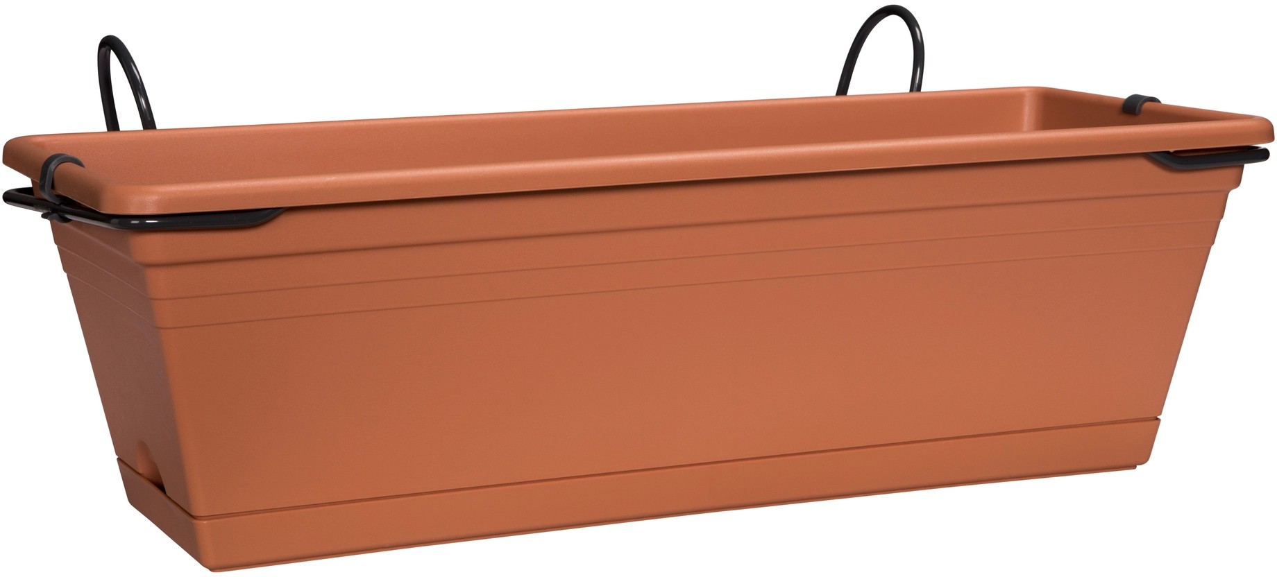 Ebert Hranatý kvetináč s príslušenstvom 28 cm x 50 cm x 20 cm terakotový Ebert Hranatý kvetináč s príslušenstvom 28 cm x 50 cm x 20 cm terakotový