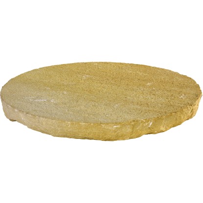 Pieskovcový náslapný kameň, zlatohnedá Tirano, pr. 30 cm Pieskovcový náslapný kameň, zlatohnedá Tirano, pr. 30 cm