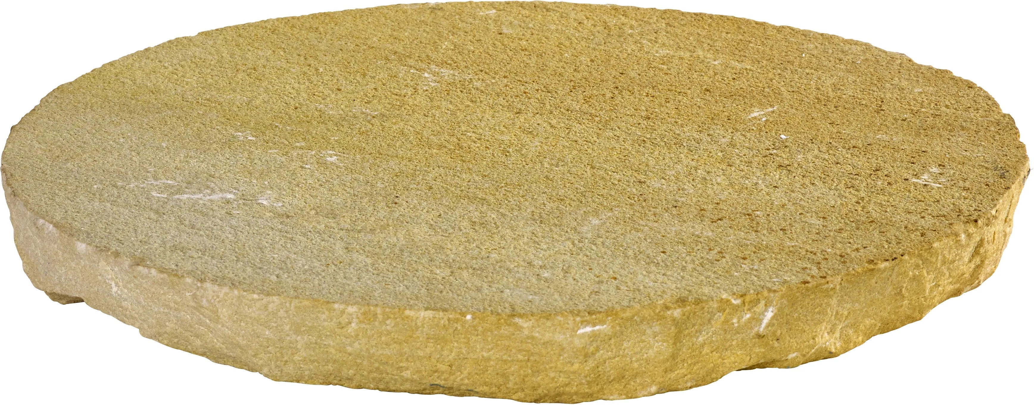 Pieskovcový náslapný kameň, zlatohnedá Tirano, pr. 30 cm Pieskovcový náslapný kameň, zlatohnedá Tirano, pr. 30 cm