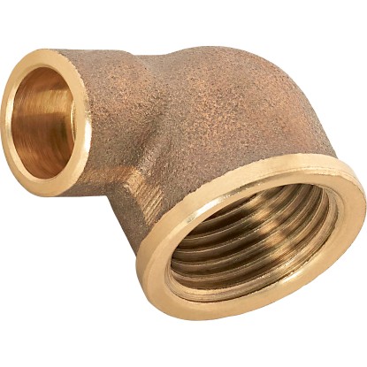 Spájkovacie koleno 90° 4090G červený bronz, pr. 12 mm x 18,6 mm (Rp 1/2), 1 ks Spájkovacie koleno 90° 4090G červený bronz, pr. 12 mm x 18,6 mm (Rp 1/2), 1 ks