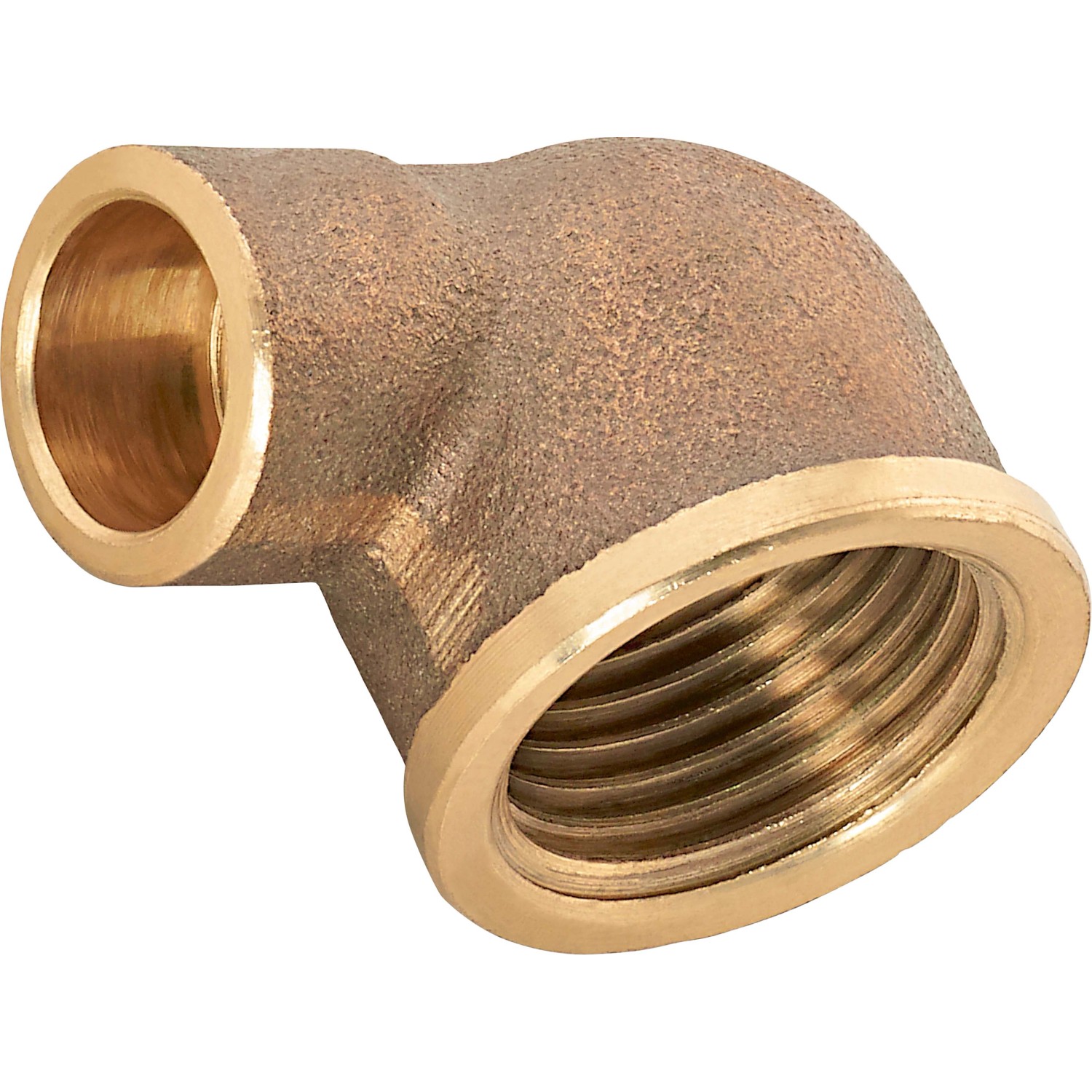 Spájkovacie koleno 90° 4090G červený bronz, pr. 12 mm x 18,6 mm (Rp 1/2), 1 ks Spájkovacie koleno 90° 4090G červený bronz, pr. 12 mm x 18,6 mm (Rp 1/2), 1 ks