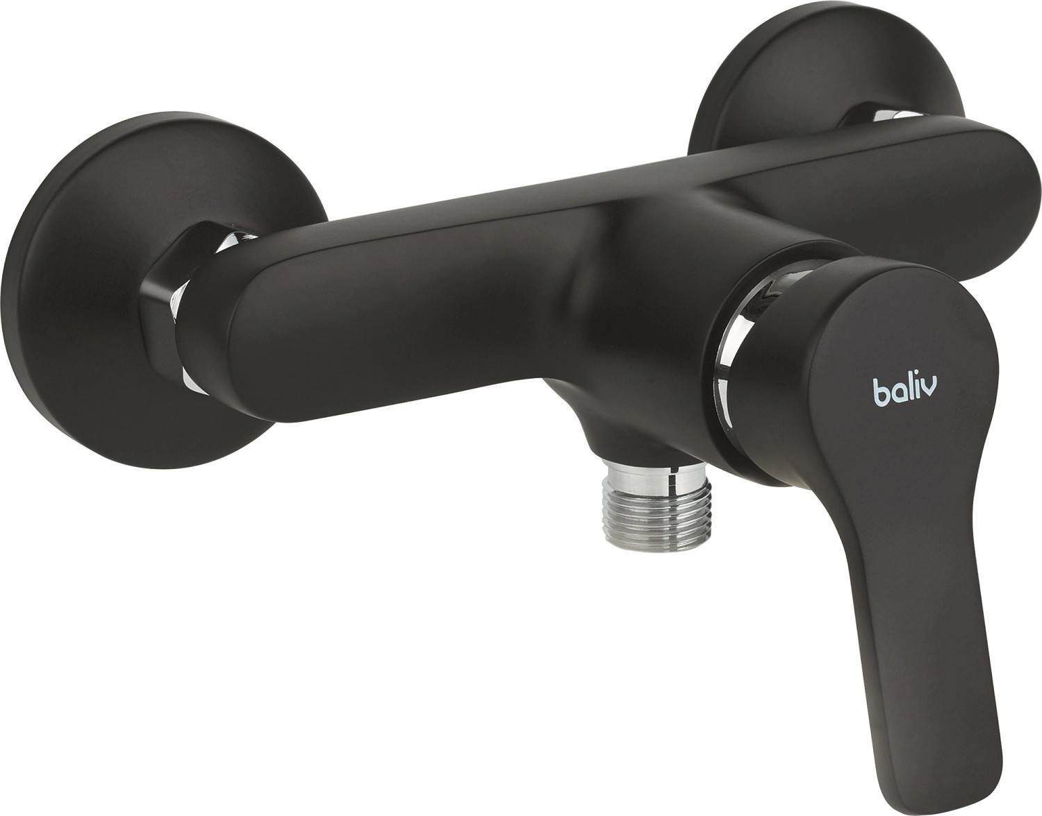 baliv Sprchová páková batéria čierna matná baliv Sprchová páková batéria čierna matná