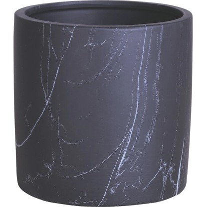 Obal na kvetináč valec čierny, 15x 15 cm Obal na kvetináč valec čierny, 15x 15 cm