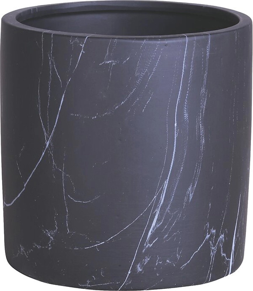 Obal na kvetináč valec čierny, 15x 15 cm Obal na kvetináč valec čierny, 15x 15 cm