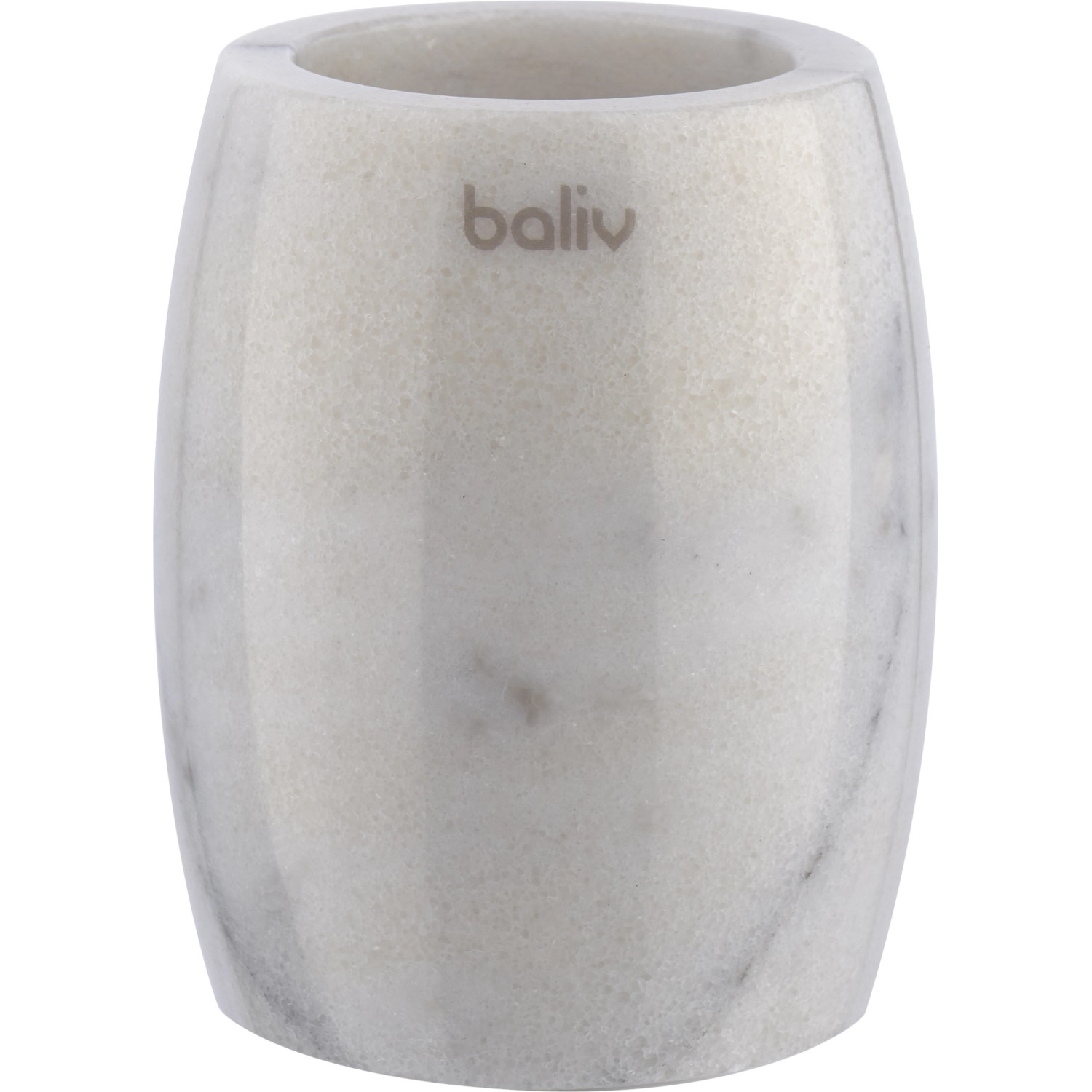 baliv Téglik na zubné kefky, bielo-sivý mramor, pr. 8 x 10,2 cm baliv Téglik na zubné kefky, bielo-sivý mramor, pr. 8 x 10,2 cm