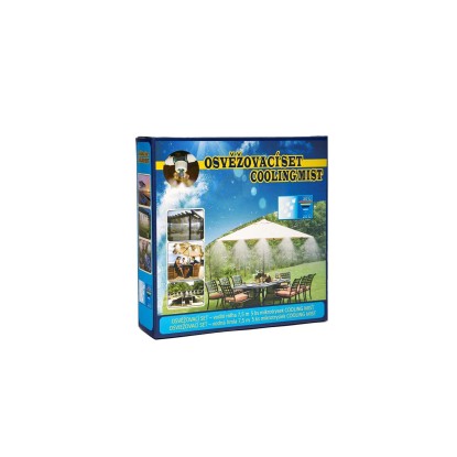 Osviežovací set COOLINGMIST vodná hmla 7,5 m, 5 ks mikrotrysiek Osviežovací set COOLINGMIST vodná hmla 7,5 m, 5 ks mikrotrysiek