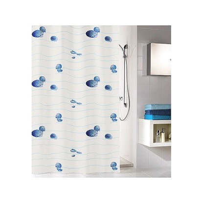 Kleine Wolke Sprchový záves Miami modrý 180 x 200 cm Kleine Wolke Sprchový záves Miami modrý 180 x 200 cm