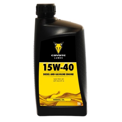COYOTE Lubes Motorový olej 15W-40, 1 l COYOTE Lubes Motorový olej 15W-40, 1 l