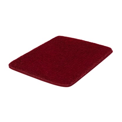 Kúpeľňový koberec Kleine Wolke Meadow vo farbe marsala, 50x60 cm, huňatý vlas. Kúpeľňový koberec Kleine Wolke Meadow vo farbe marsala, 50x60 cm, huňatý vlas.