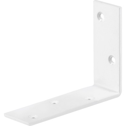 Konštrukčný uholník biely práškový nástrek 100 mm x 75 mm x 30 mm Konštrukčný uholník biely práškový nástrek 100 mm x 75 mm x 30 mm