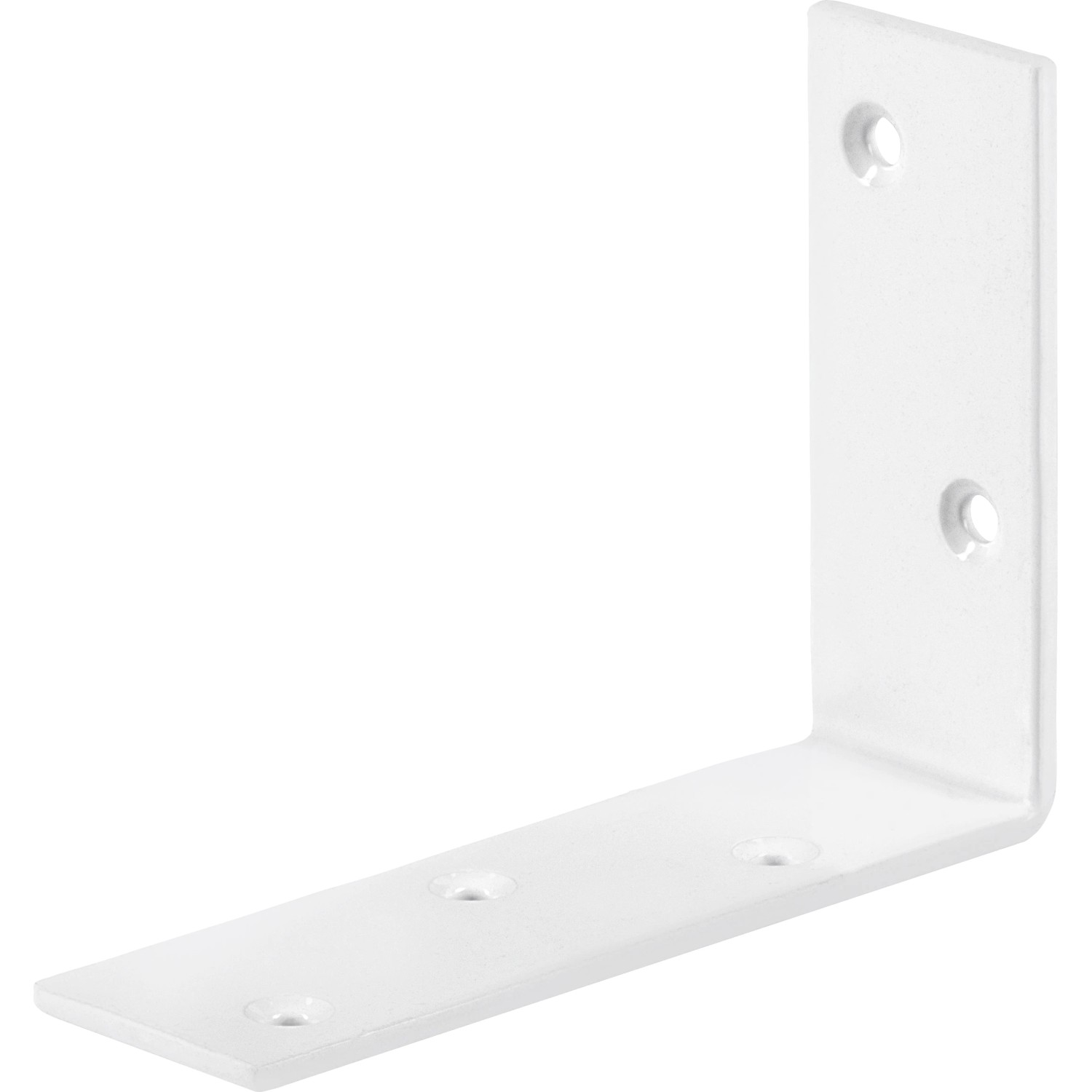 Konštrukčný uholník biely práškový nástrek 100 mm x 75 mm x 30 mm Konštrukčný uholník biely práškový nástrek 100 mm x 75 mm x 30 mm