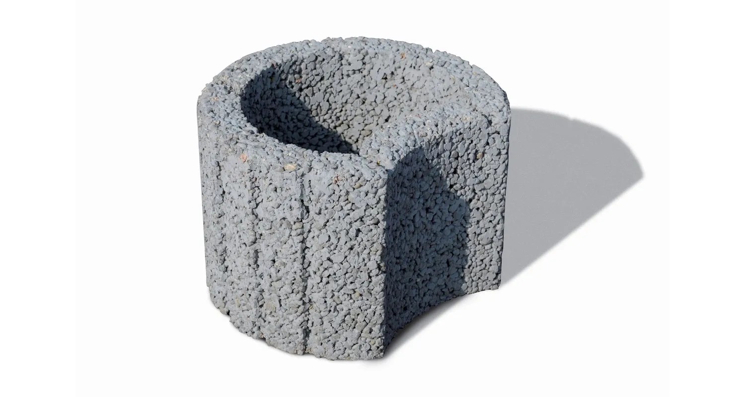Semmelrock Svahová tvárnica sivá 30 cm, výška 20 cm Semmelrock Svahová tvárnica sivá 30 cm, výška 20 cm