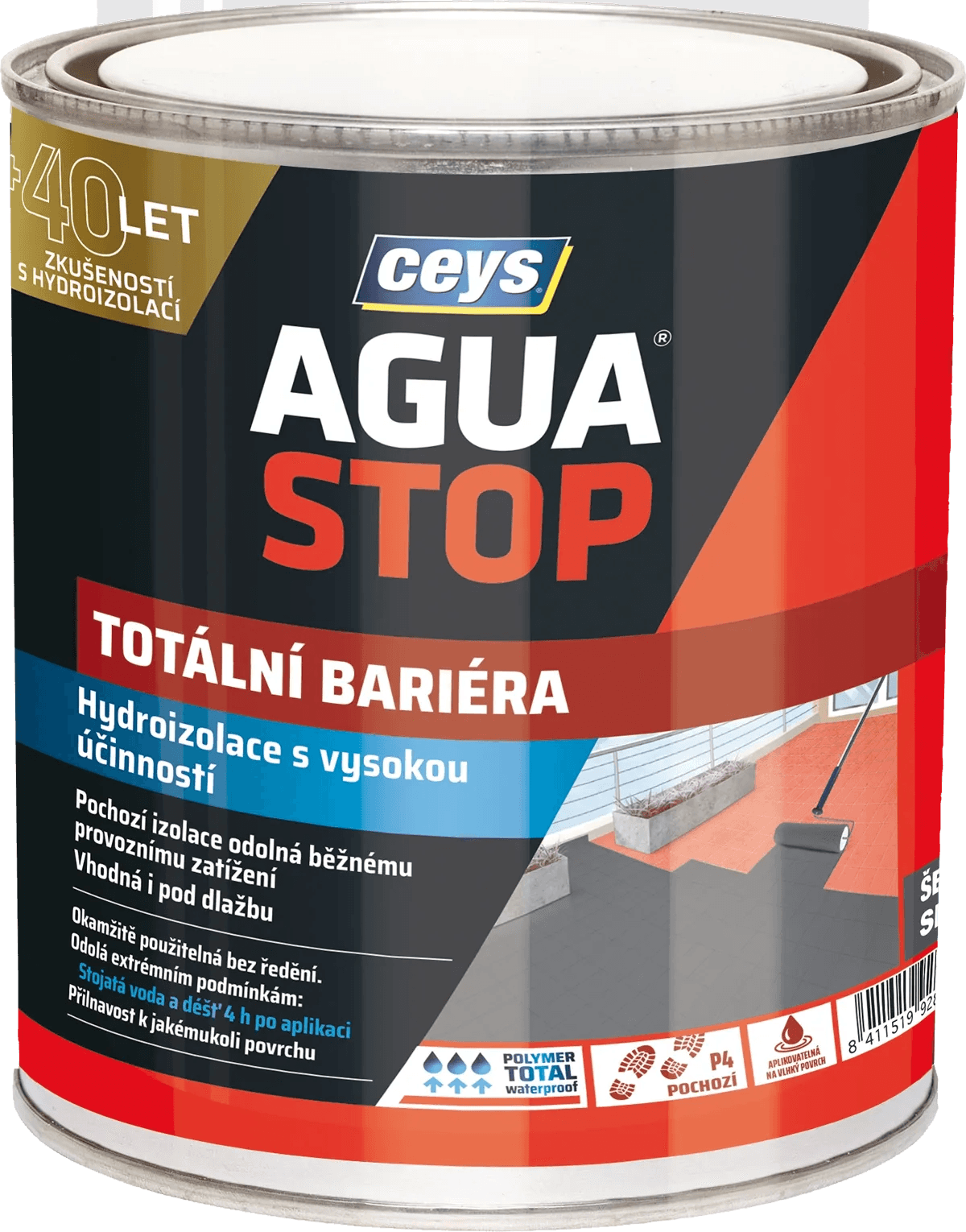 Ceys Agua Stop Totálna bariéra sivá 1 kg Ceys Agua Stop Totálna bariéra sivá 1 kg