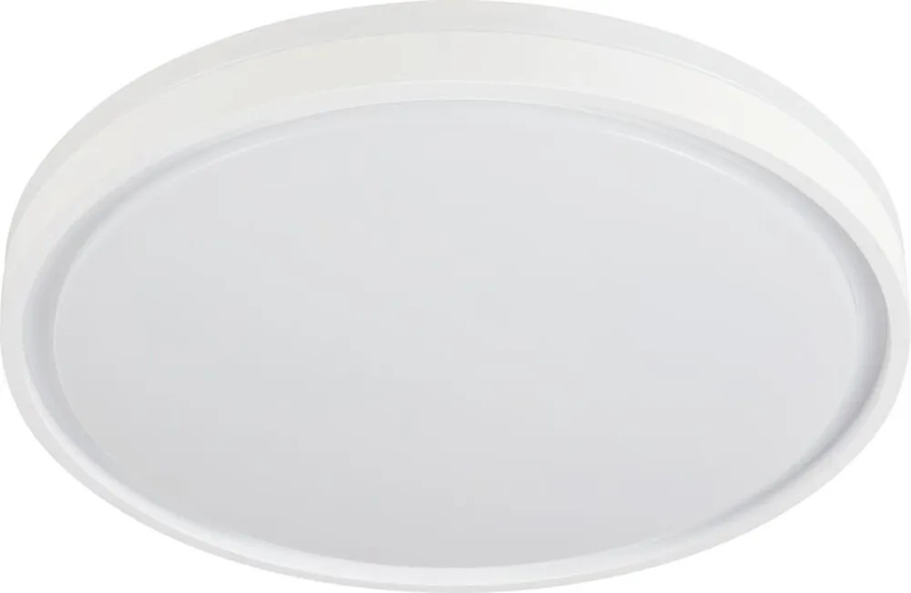 Biele okrúhle LED stropné svietidlo Angera, Ø 44,5 cm, pre vnútorné použitie. Biele okrúhle LED stropné svietidlo Angera, Ø 44,5 cm, pre vnútorné použitie.