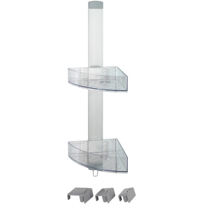 Wenko Košík do sprchy Premium matný strieborný Wenko Košík do sprchy Premium matný strieborný