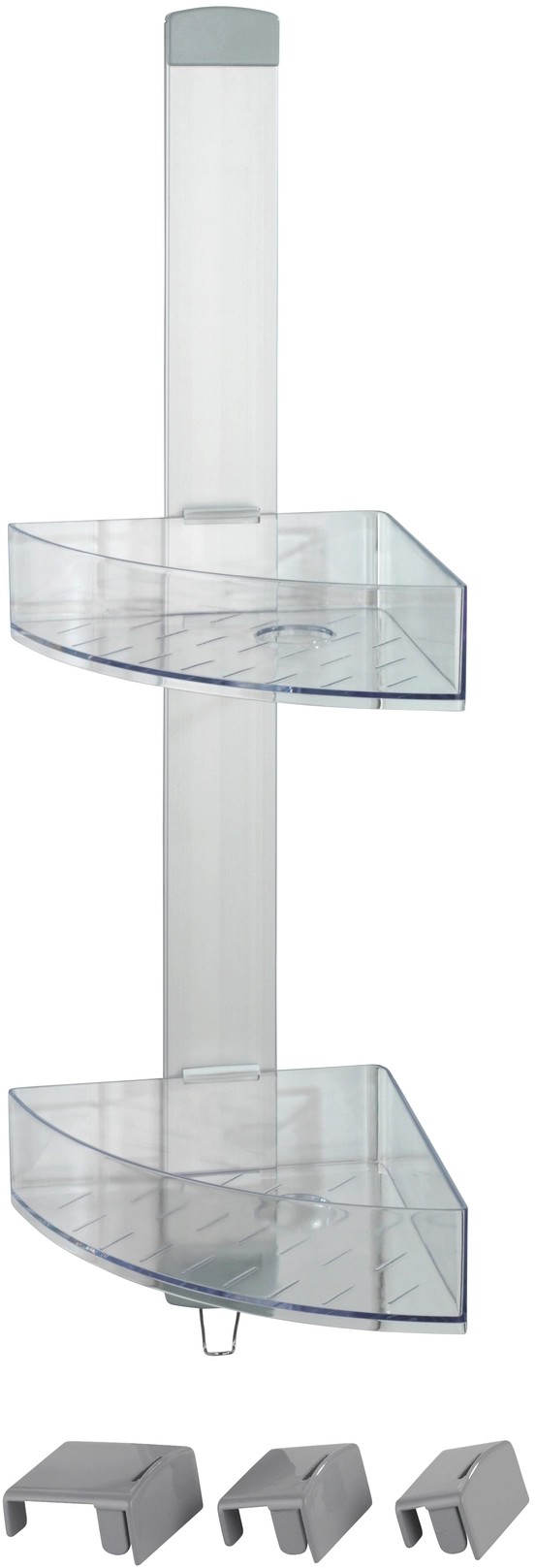 Wenko Košík do sprchy Premium matný strieborný Wenko Košík do sprchy Premium matný strieborný