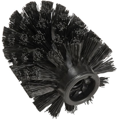 Wenko Náhradná kefa čierna s adaptérom priemer 8 cm Wenko Náhradná kefa čierna s adaptérom priemer 8 cm