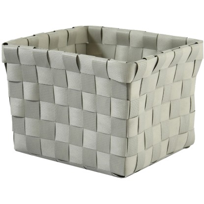 Košík z PP sivý 14 cm x 14 cm x 9 cm Košík z PP sivý 14 cm x 14 cm x 9 cm