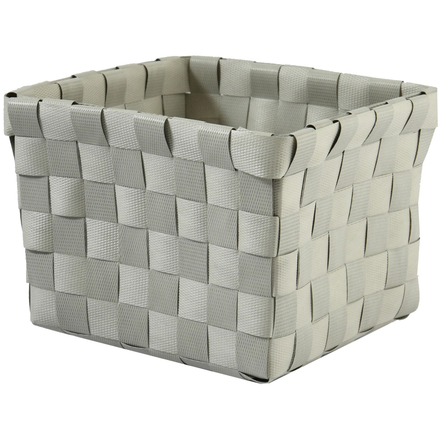 Košík z PP sivý 14 cm x 14 cm x 9 cm Košík z PP sivý 14 cm x 14 cm x 9 cm