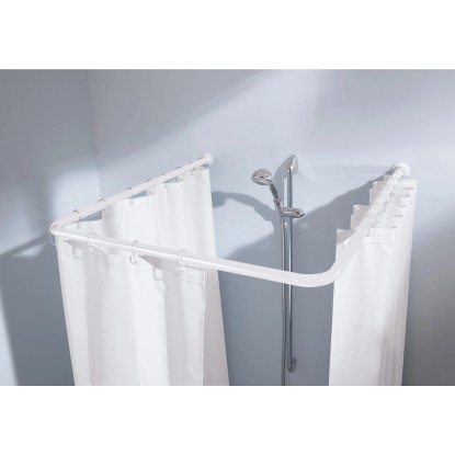 Kleine Wolke Univerzálna tyč z 3 ks pre sprchové závesy biela, pr. 25 mm Kleine Wolke Univerzálna tyč z 3 ks pre sprchové závesy biela, pr. 25 mm