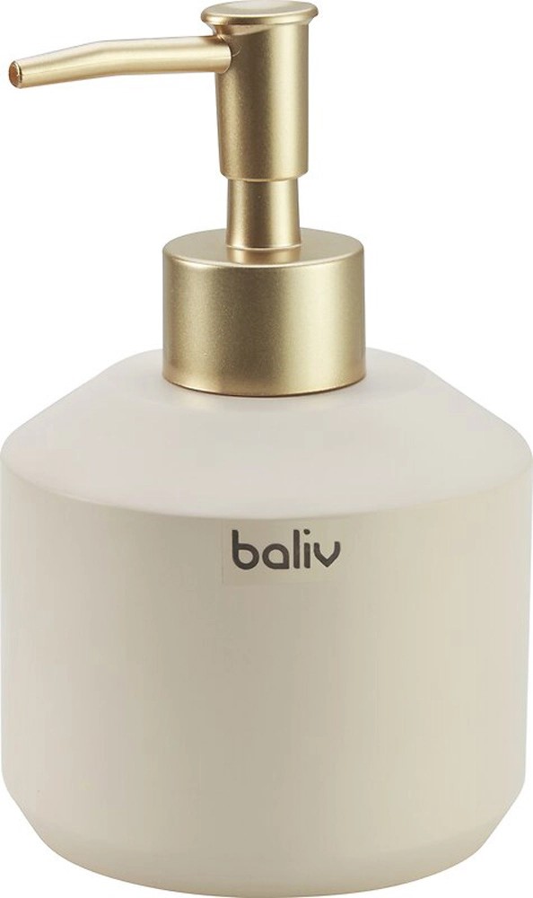 baliv Dávkovač mydla Cosy Wave, béžový, polyresin, 9 x 10 cm baliv Dávkovač mydla Cosy Wave, béžový, polyresin, 9 x 10 cm