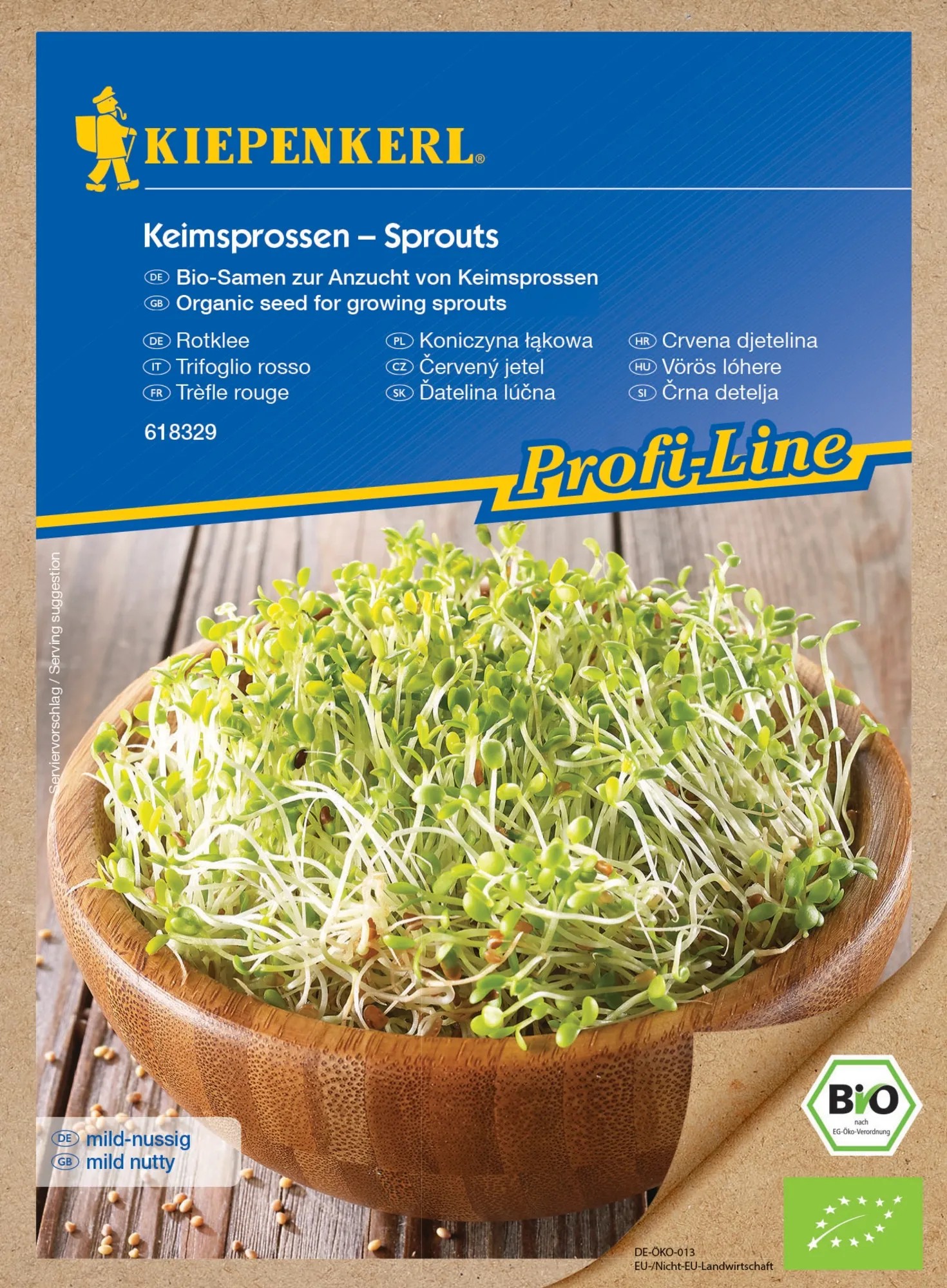 KIEPENKERL Červená ďatelina (Trifolium pratense) klíčky KIEPENKERL Červená ďatelina (Trifolium pratense) klíčky