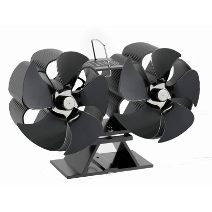 M.A.T. Ventilátor krbový Epsilon, 2 vrtule, čierna M.A.T. Ventilátor krbový Epsilon, 2 vrtule, čierna