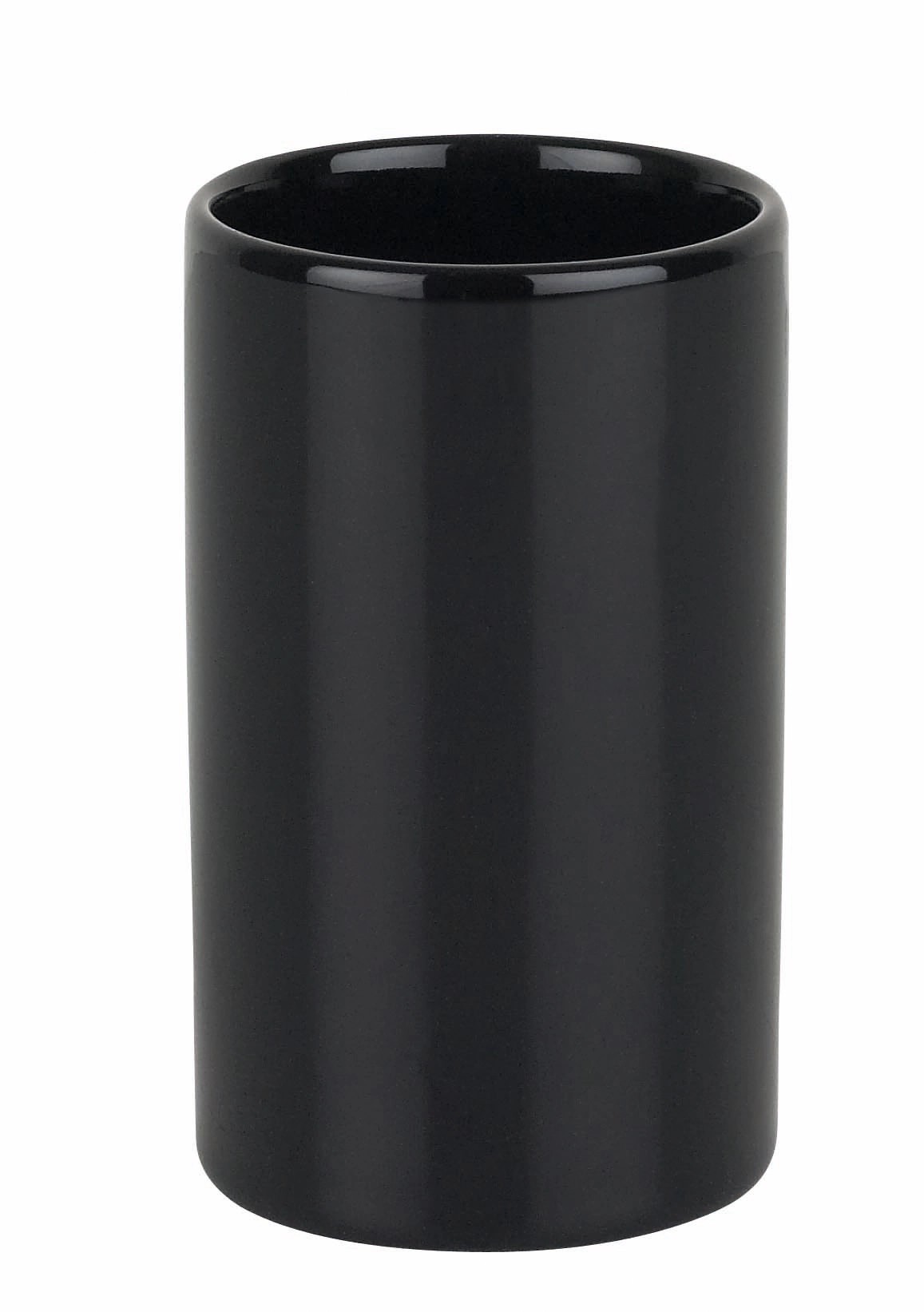 Spirella Pohár na čistenie zubov Tube Stoneware čierny Spirella Pohár na čistenie zubov Tube Stoneware čierny