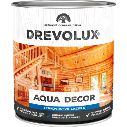 Chemolak Drevolux aqua decor, orech, 0216, 700 ml Chemolak Drevolux aqua decor, orech, 0216, 700 ml