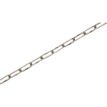 LUX-TOOLS Reťaz dlhočlánková okrúhla nerezová, pr. 3 mm - metráž LUX-TOOLS Reťaz dlhočlánková okrúhla nerezová, pr. 3 mm - metráž