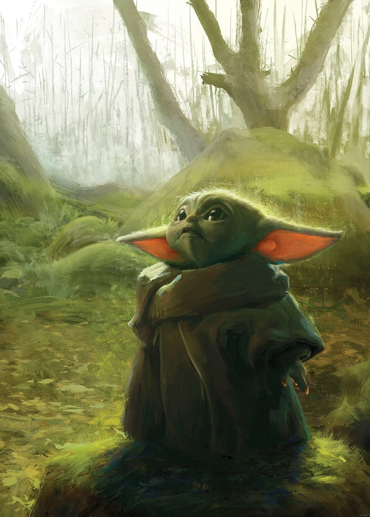 Komar Vliesová fototapeta Mandalorian Grogu Acrylic 200 x 280 cm Komar Vliesová fototapeta Mandalorian Grogu Acrylic 200 x 280 cm