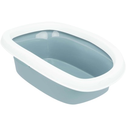 Jollypaw Toaleta pre mačky s okrajom, modrá-biela, 31 x 14 x 43 cm Jollypaw Toaleta pre mačky s okrajom, modrá-biela, 31 x 14 x 43 cm