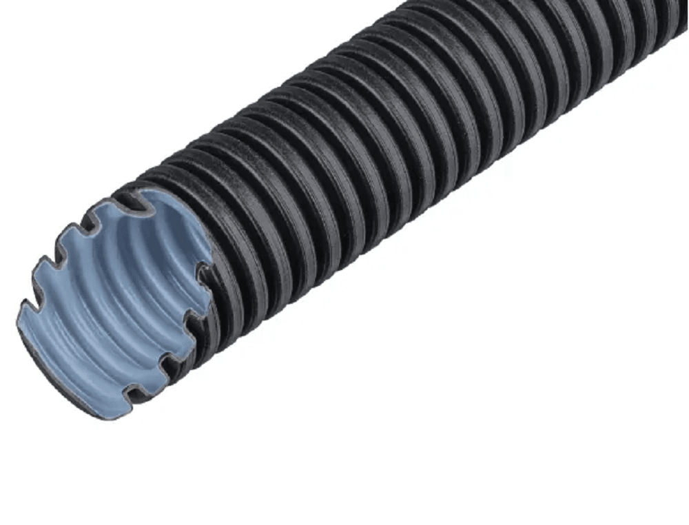 FRÄNKISCHE PVC rúra ohybná FFKu-EM-F-UV Highspeed, čierna, pr. 25 mm - metráž FRÄNKISCHE PVC rúra ohybná FFKu-EM-F-UV Highspeed, čierna, pr. 25 mm - metráž