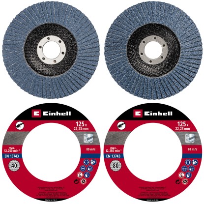 kwb by Einhell Lamelové kotúče 125 K 40/80, 2 ks kwb by Einhell Lamelové kotúče 125 K 40/80, 2 ks