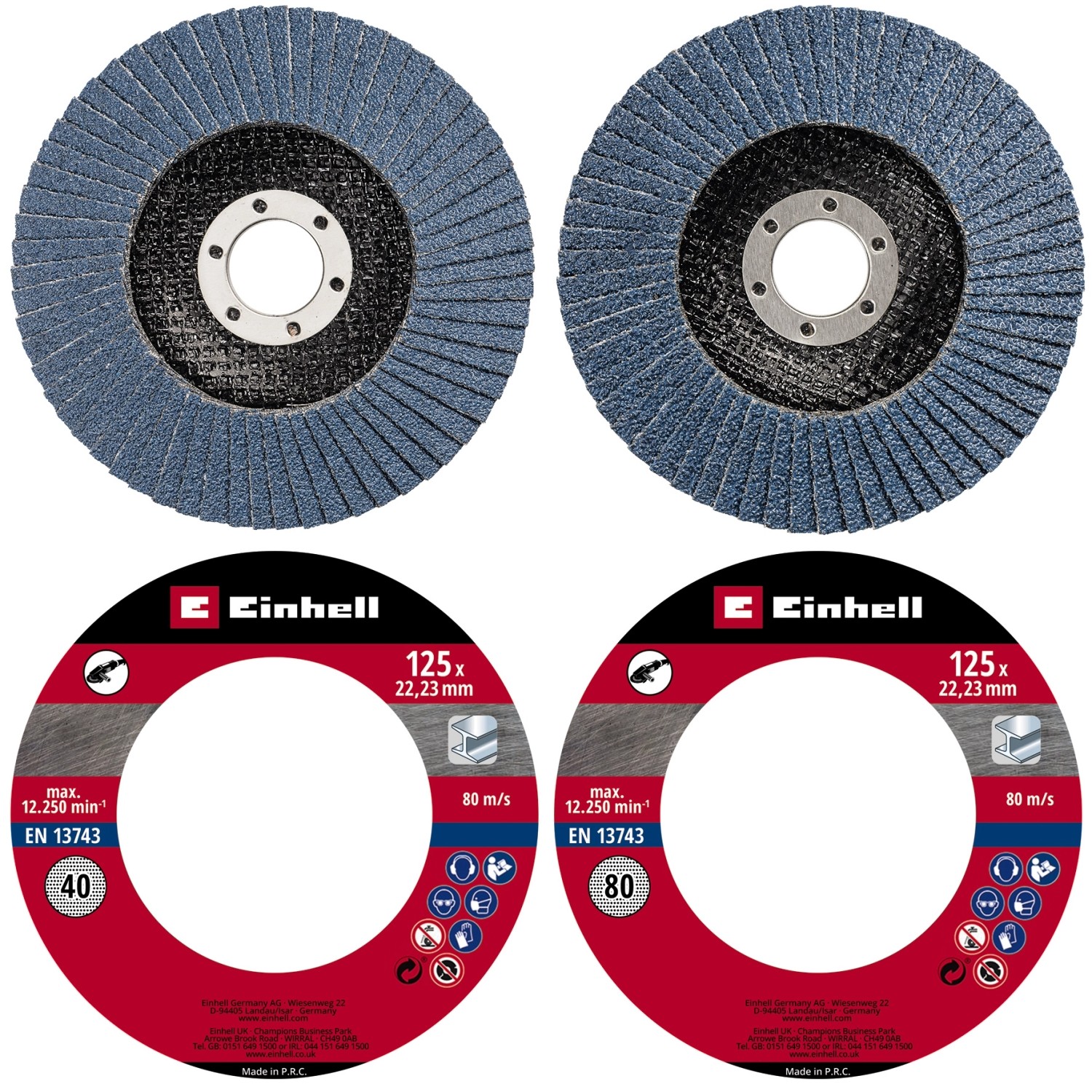 kwb by Einhell Lamelové kotúče 125 K 40/80, 2 ks kwb by Einhell Lamelové kotúče 125 K 40/80, 2 ks