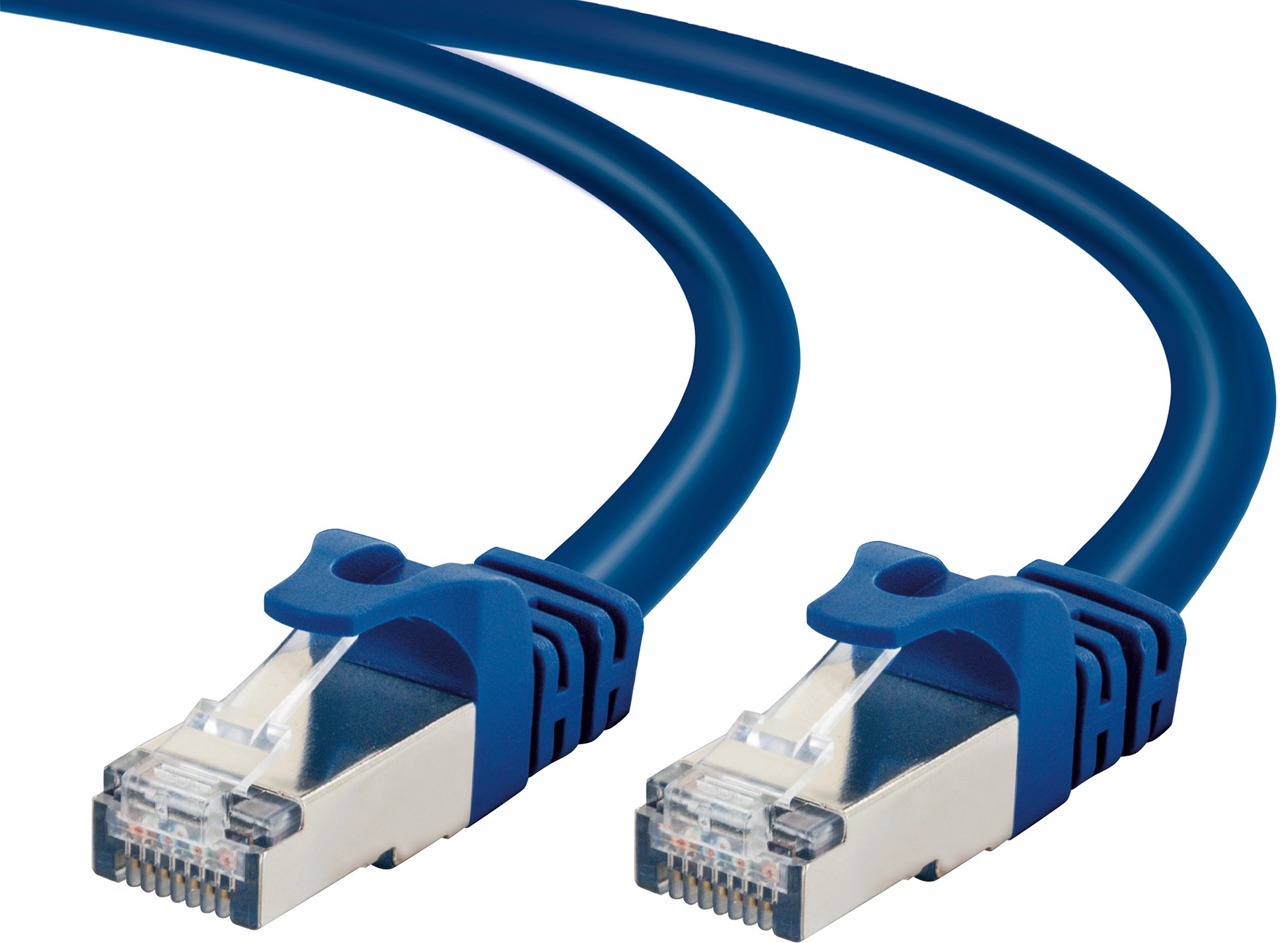 Schwaiger Sieťový kábel CAT 8 (SF/FTP) RJ45, modrá, 5 m Schwaiger Sieťový kábel CAT 8 (SF/FTP) RJ45, modrá, 5 m