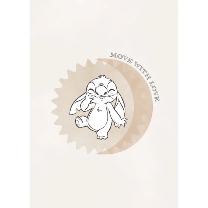 Komar Plagát Disney Lilo and Stitch Move with Love 50 x 70 cm Komar Plagát Disney Lilo and Stitch Move with Love 50 x 70 cm