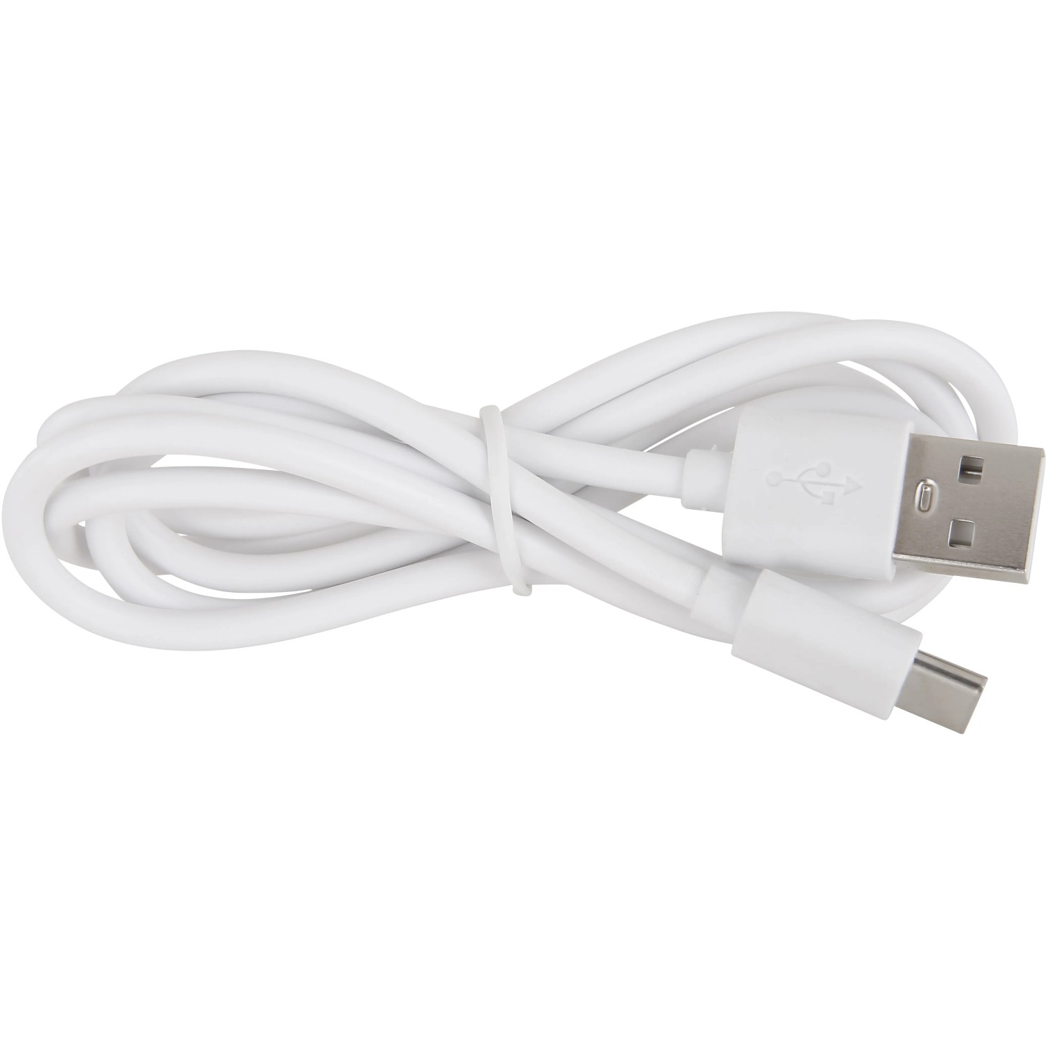 Biely USB nabíjací kábel pre LED stolnú lampu Globo, detailný pohľad. Biely USB nabíjací kábel pre LED stolnú lampu Globo, detailný pohľad.