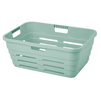 Tontarelli Kôš na čistú bielizeň MAYA s otvormi zelená, 55 x 38 x 22 cm, 32 l Tontarelli Kôš na čistú bielizeň MAYA s otvormi zelená, 55 x 38 x 22 cm, 32 l