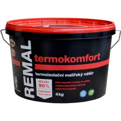 Remal Termokomfort Termoizolační farba na steny 4 kg Remal Termokomfort Termoizolační farba na steny 4 kg