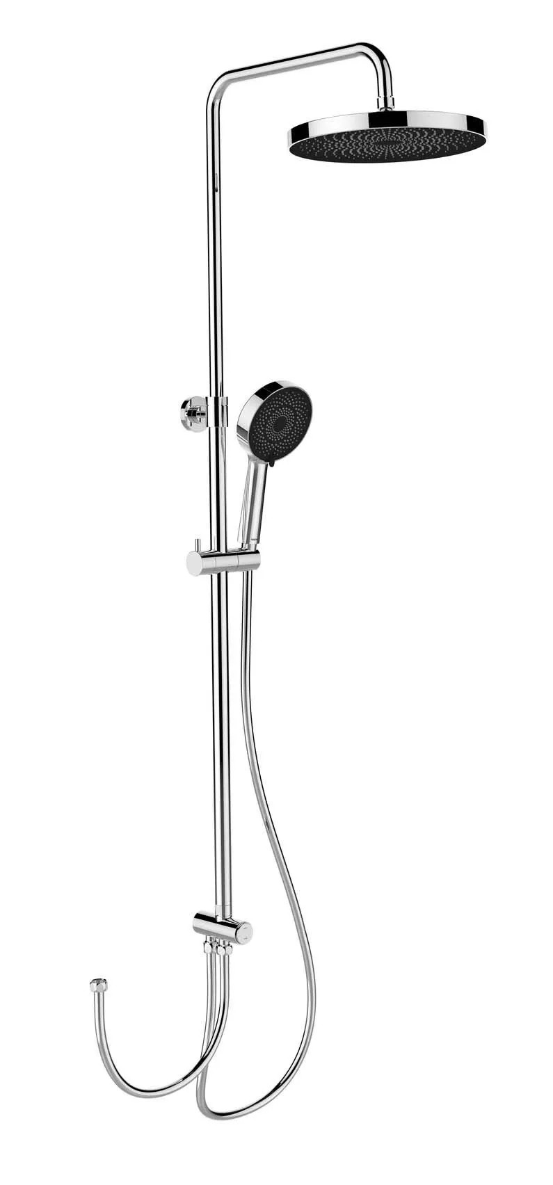 Wenko Sprchový set Softwater, 3 prúdy, chróm, s tyčou 75-120 cm Wenko Sprchový set Softwater, 3 prúdy, chróm, s tyčou 75-120 cm