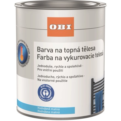 OBI Farba na vykurovacie telesá hodvábne matná antracitová 375 ml OBI Farba na vykurovacie telesá hodvábne matná antracitová 375 ml