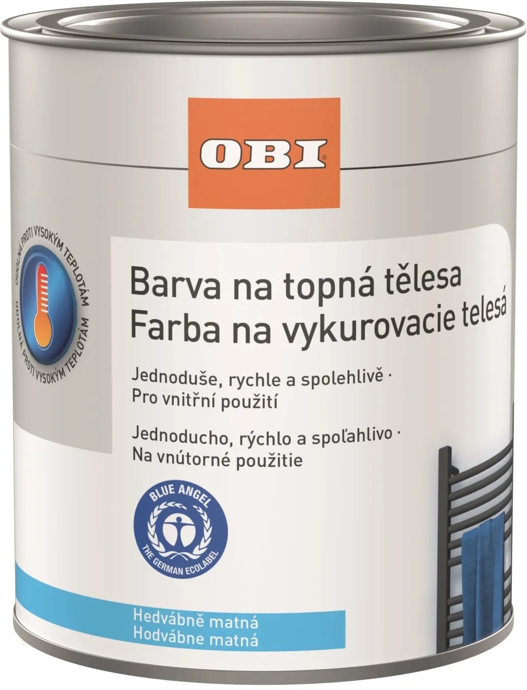 OBI Farba na vykurovacie telesá hodvábne matná antracitová 375 ml OBI Farba na vykurovacie telesá hodvábne matná antracitová 375 ml