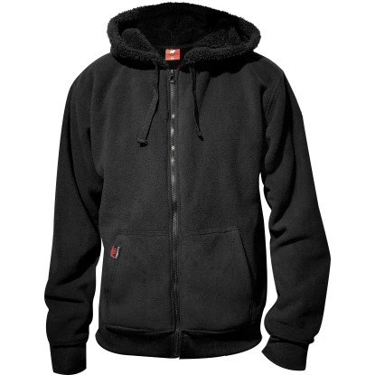 Wfashion Pánska bunda Borg Fleece čierna veľkosť L Wfashion Pánska bunda Borg Fleece čierna veľkosť L