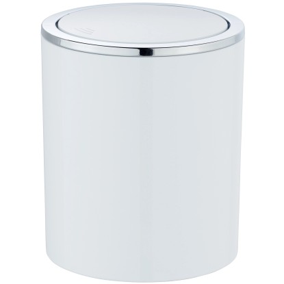 Wenko Kozmetický odpadkový kôš s výkyvným vekom Inca, biela, 2 l Wenko Kozmetický odpadkový kôš s výkyvným vekom Inca, biela, 2 l