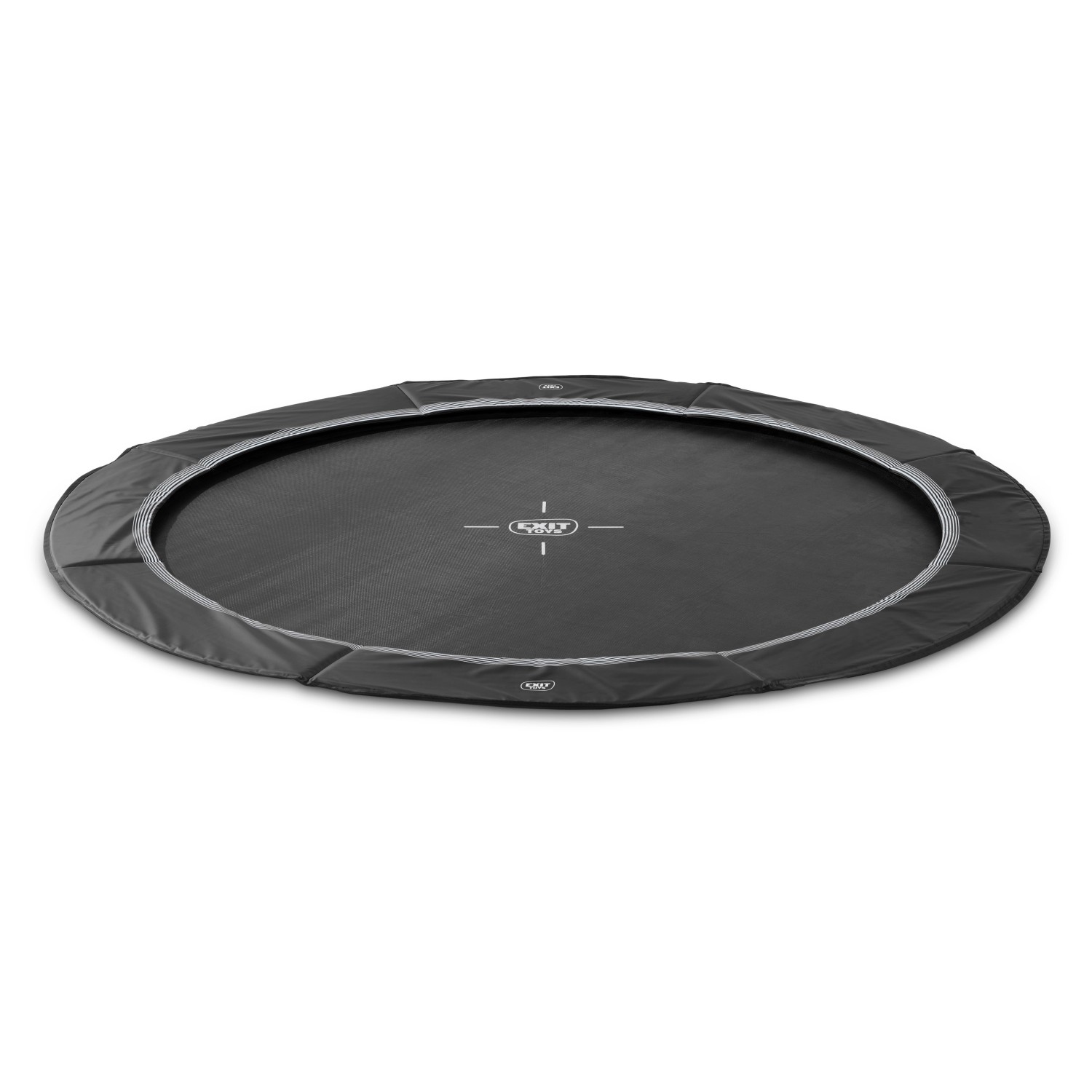 EXIT Športová trampolína zabudovaná do zeme InTerra čierna pr. 366 cm EXIT Športová trampolína zabudovaná do zeme InTerra čierna pr. 366 cm