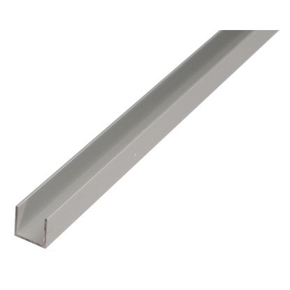 GAH Alberts U-profil, eloxovaný hliník, strieb., 20 x 20 x 1000 mm, hr. 1,5 mm GAH Alberts U-profil, eloxovaný hliník, strieb., 20 x 20 x 1000 mm, hr. 1,5 mm