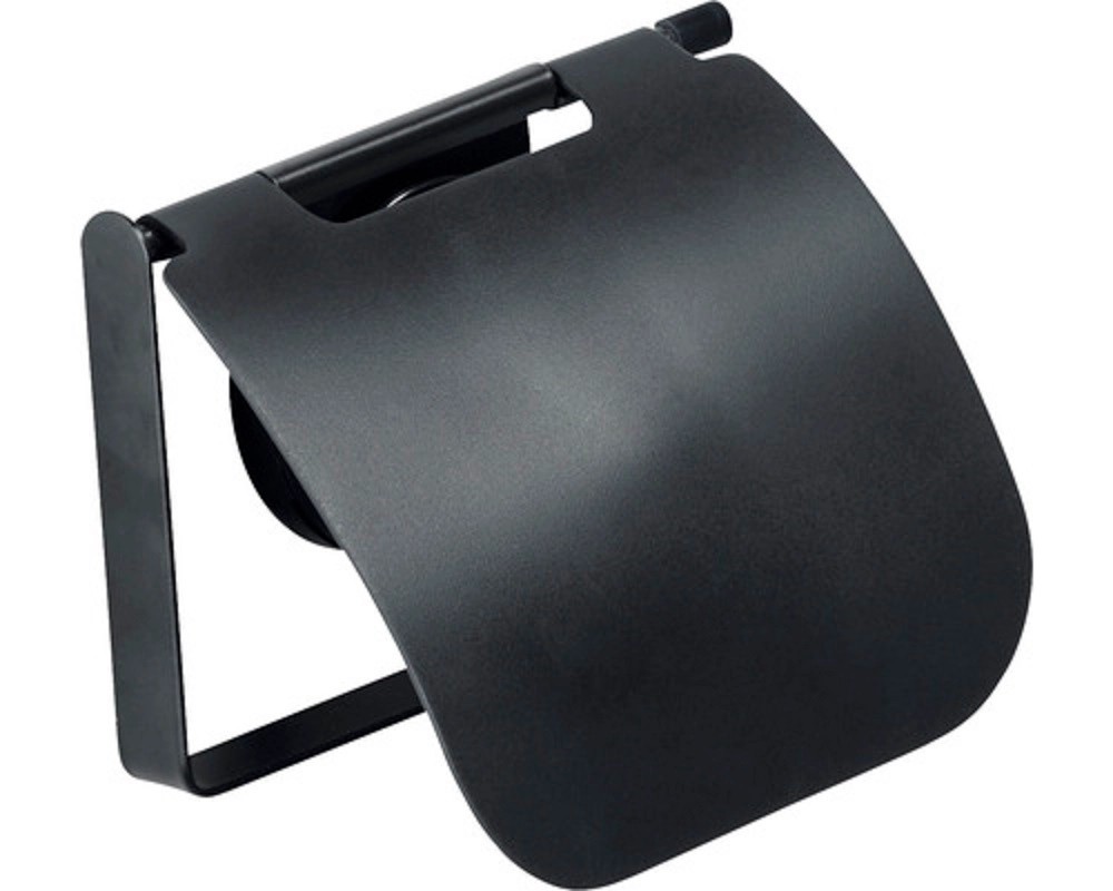 Wenko Držiak toaletného papiera Pavia Static-Loc čierny šírka 13 cm Wenko Držiak toaletného papiera Pavia Static-Loc čierny šírka 13 cm