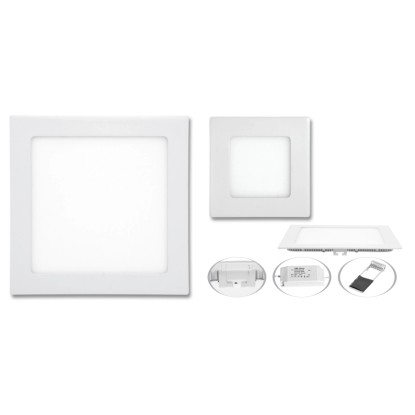 Ecoplanet LED vstavané svietidlo RAFA 225 x 225 x 10 mm Ecoplanet LED vstavané svietidlo RAFA 225 x 225 x 10 mm